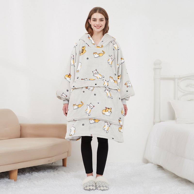 Cozy Heated Wearable Blanket